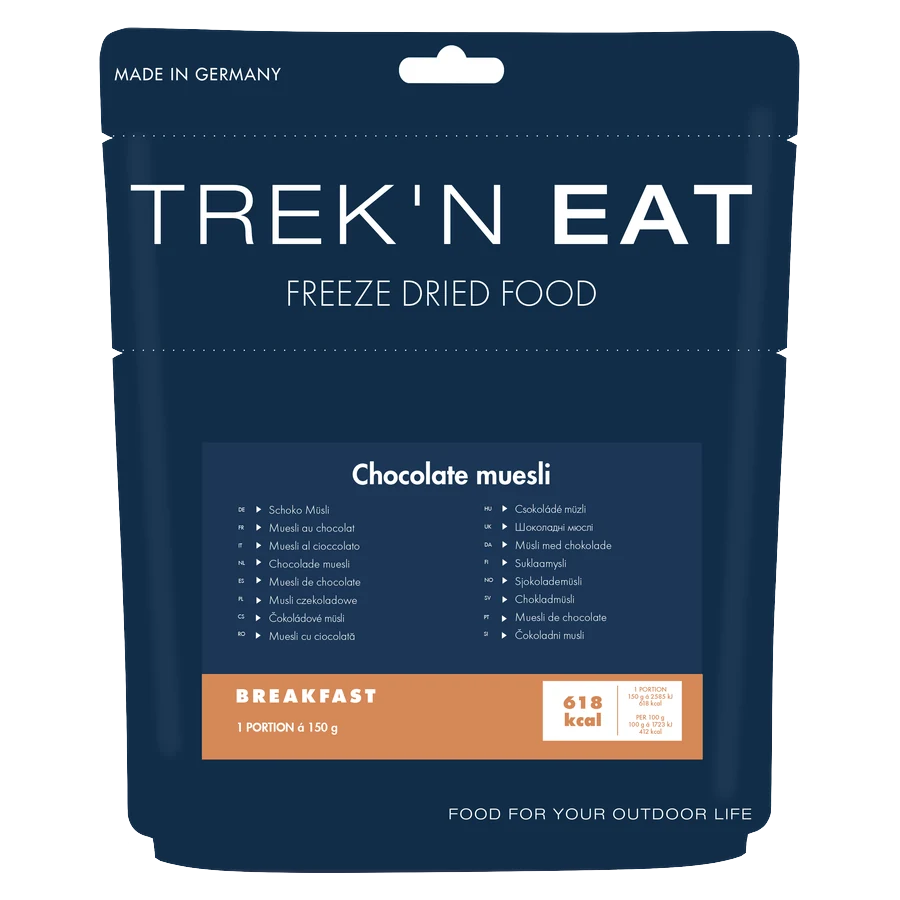 Trek-n-Eat-Chocolate-Muesli-front-Lyocorner Čokoladni müsli - slika 1