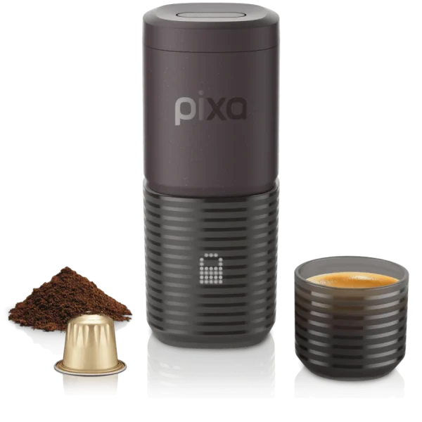 Wacaco Pixapresso electric portable espresso maker in Dark Burgundy